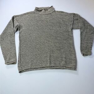 PAZZO Women's Crew Neck Sweater in Gray